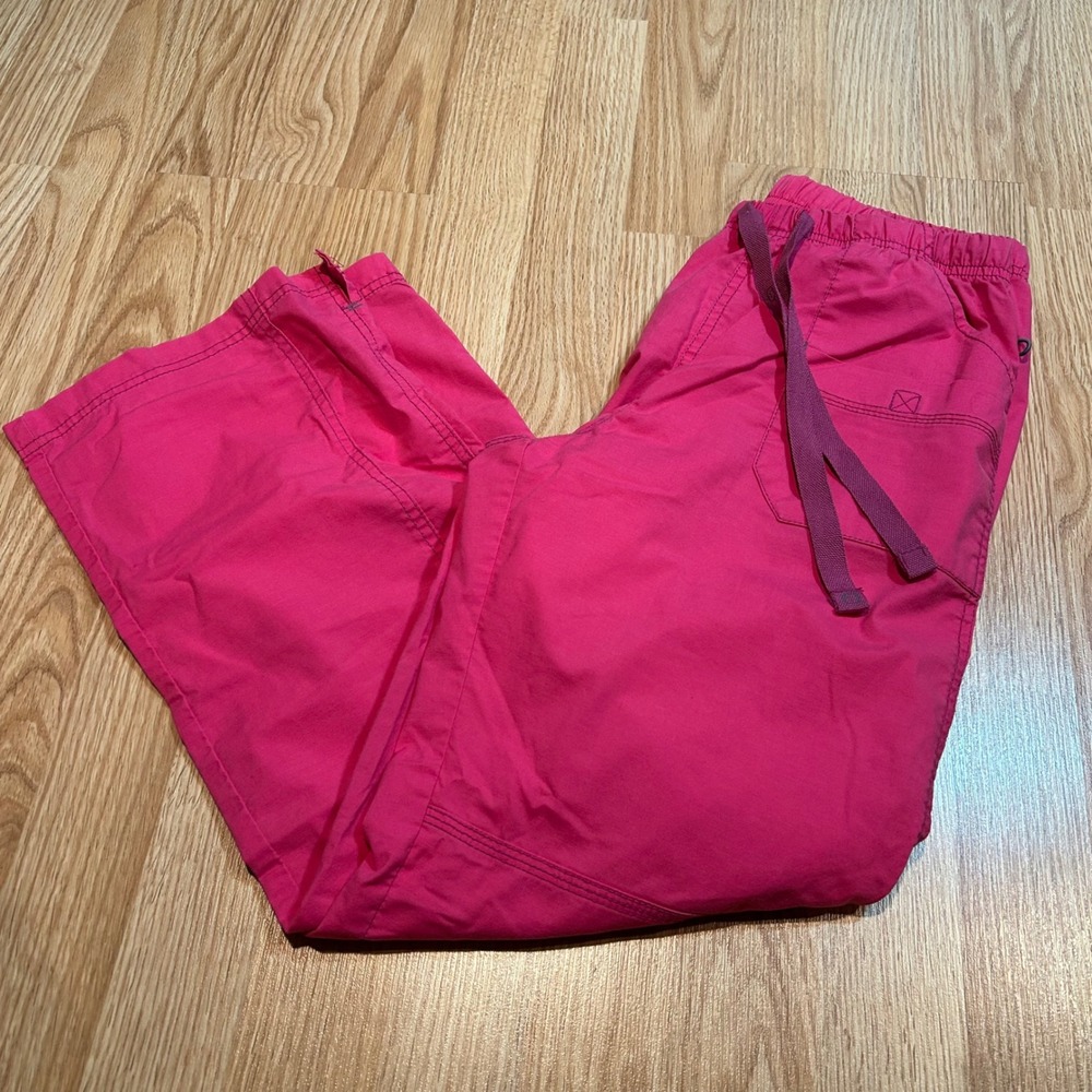Spread Good Cheer Pink Scrub‎ Pants Drawstring Waist Women's